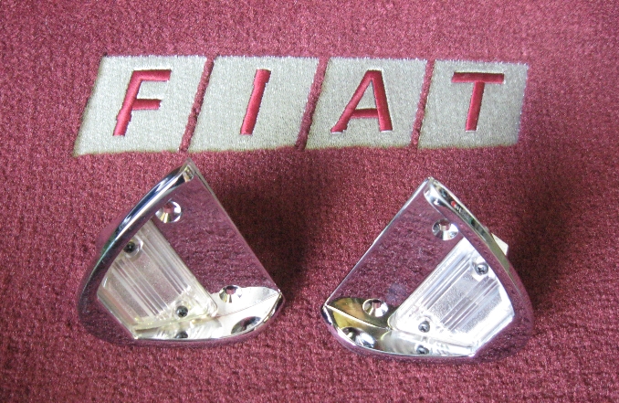 License Plate Light PAIR, Fiat 124 Spider 1968-74 (SKU 19-2307)