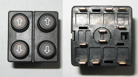 Power Window Switch, Alfa Spider - (SKU 19-5822)