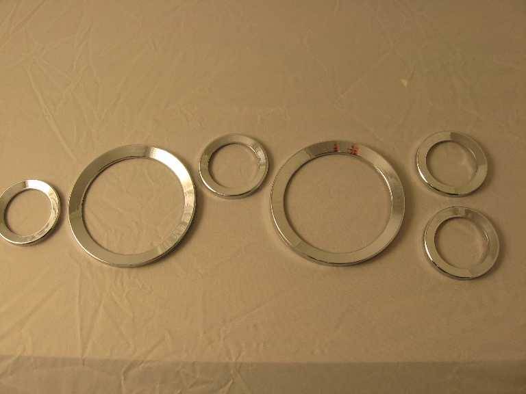 Gauge Trim Rings, Fiat 124/2000 & 850 - (SKU 50-0300)
