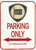 Lancia Only Parking Sign (SKU 50-0414)