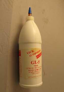 Gl-5 Gear Oil, One Quart - (SKU 75-0005)