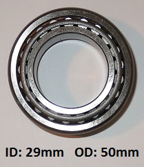 Alfetta wheel bearing for 27mm spindle (SKU 02-8848)