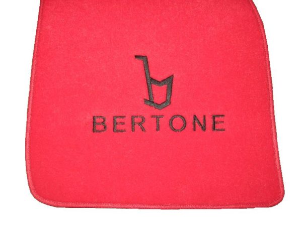 Floormat Bertone Logo, Fiat X1/9 74-78 - (SKU 51-26XX)