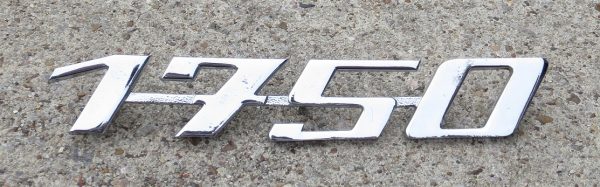 "1750" Trunk Emblem, Alfa Spider - (SKU 81-4839)