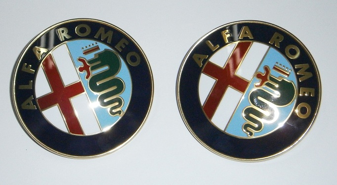 Alfa Romeo Emblem Pair - 75mm (SKU 81-4854-PAIR)