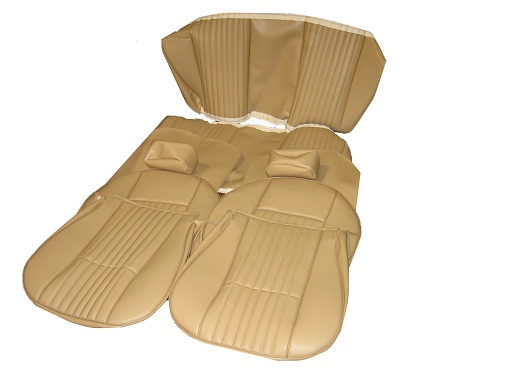 Full Upholstery Set, FIAT 124 1971-78 TAN - (SKU 50-1314-T)