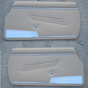 Door Panel Tan PAIR, Fiat 124 Spider 1968-78 - (SKU 50-2377)