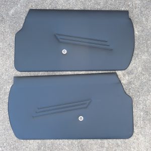 Door Panel Black PAIR, Fiat 124 Spider 1968-78 - (SKU 50-2380)
