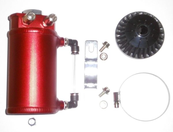 Oil Catch Can, Red - (SKU 56-1688-RED)