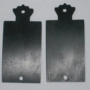 Flat Pinin. Side Emblem Gasket, PAIR - (SKU 81-4649)