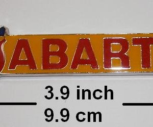 Abarth Yellow/Red Decal - (SKU 81-4660)
