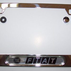 License Plate Frame CHROME, Fiat - (SKU 95-0350)