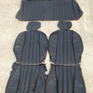 Full Upholstery Set, FIAT 2000 1979-85 BLACK - (SKU 50-1326-B)