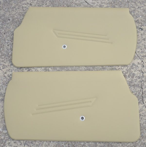 Door Panel Tan PAIR, Fiat 124 Spi 68-78 - (SKU 50-2382)