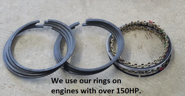 Piston Ring Set, Fiat 1.4 & 1.6 Liter - (SKU 56-7617.xx)