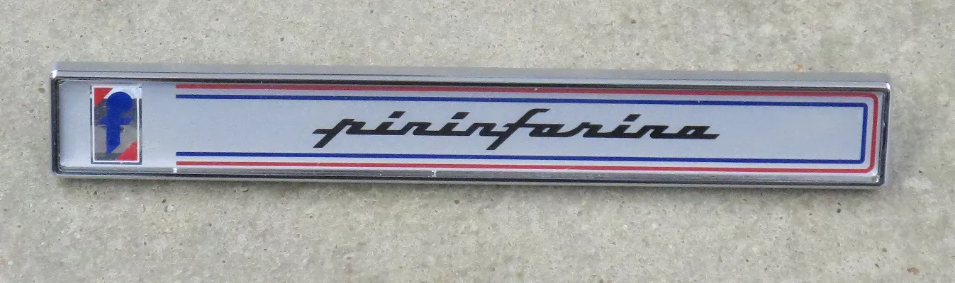 Pinin Side Emblem, Alfa & Pininfarina Spider - (SKU 81-4319)