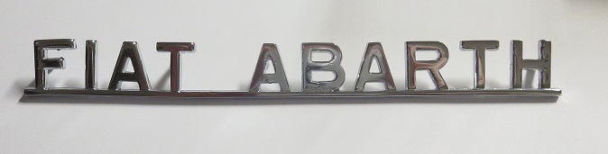 Fiat Abarth Logo, Cast & Chromed - (SKU 81-4688)